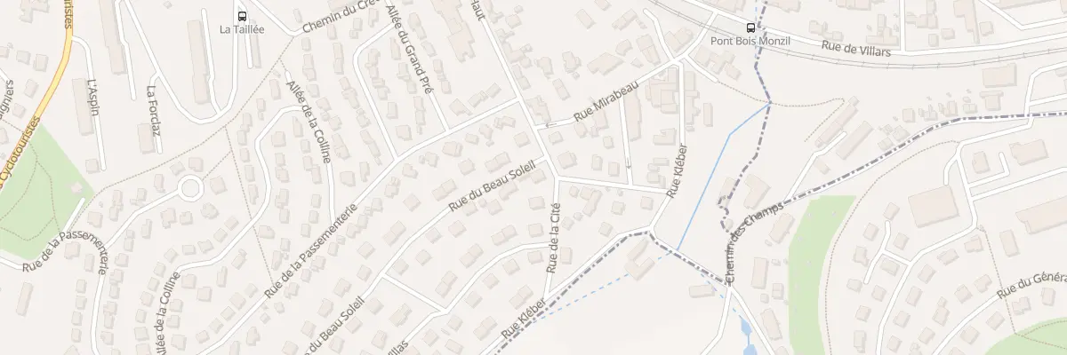 Plan du 4 Rue de la Cité à Villars