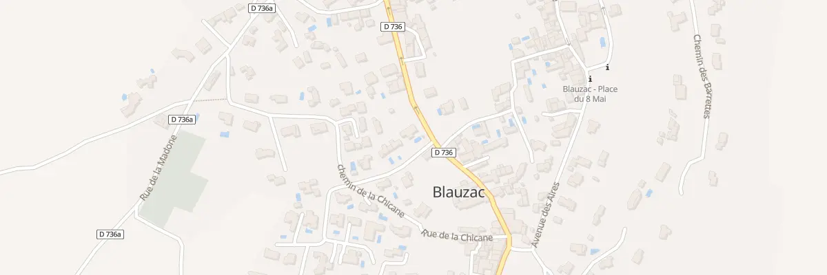 Plan du 26 Rue des Aramons à Blauzac