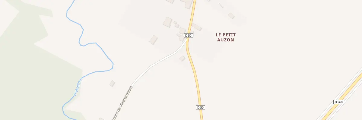 Plan du 8 Rte de Villehardouin à Val-d’Auzon