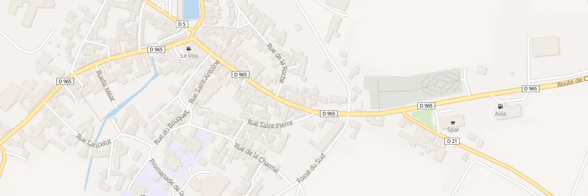 Plan du 31 Gr de la Porte de la Croix à Laignes