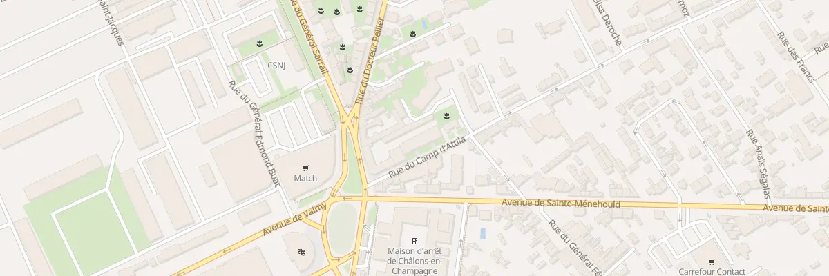 Plan du 11 Rue du Camp d’Attila à Châlons-en-Champagne