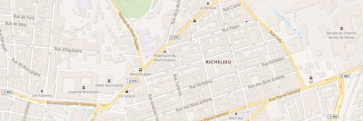 Plan du 17 Rue Flamande à Nîmes