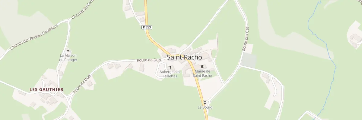 Plan du 75 Rue du Bourg à Saint-Racho