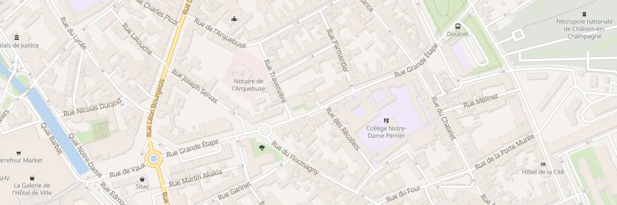 Plan du 51 Rue Grande Etape à Châlons-en-Champagne