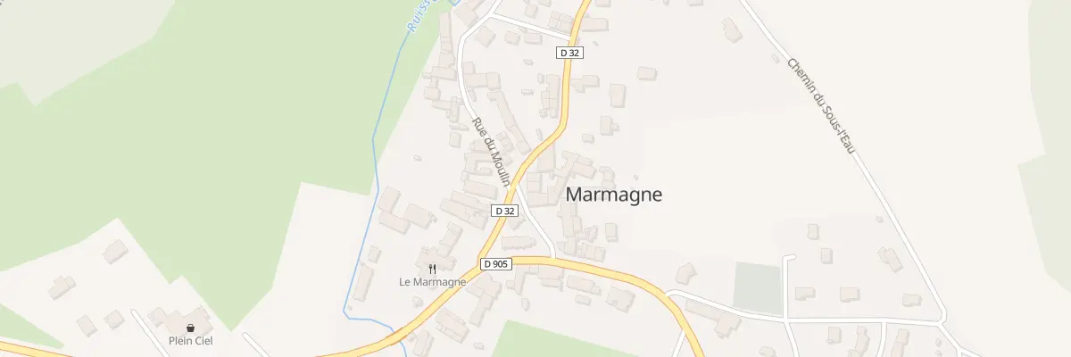 Plan du 6 Rte de Fontenay à Marmagne