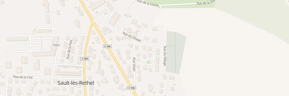 Plan du 10 Rue du Village à Sault-lès-Rethel