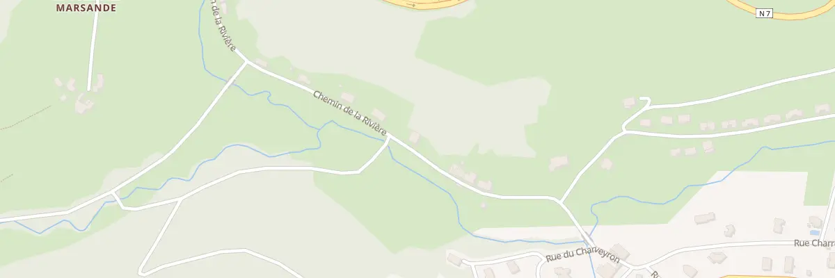 Plan du 262 Che de la Rivière à Joux
