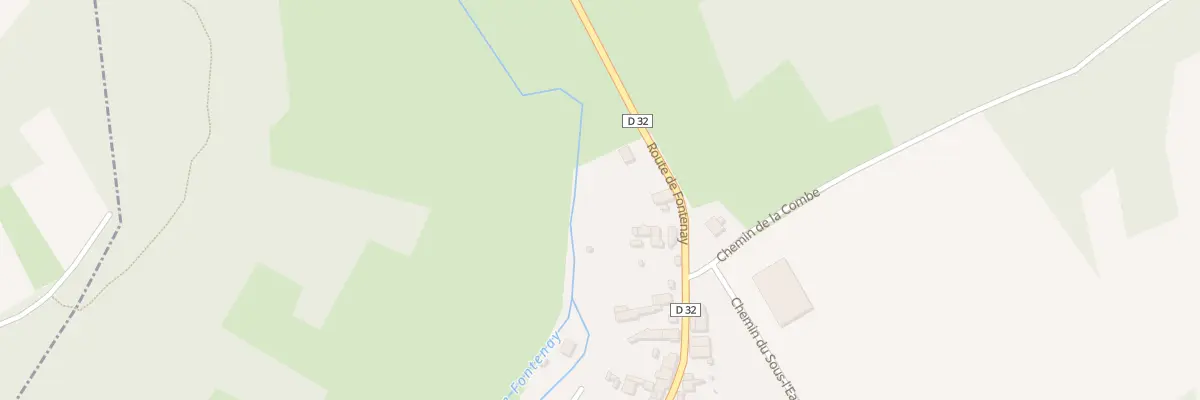 Plan du 47B Rte de Fontenay à Marmagne
