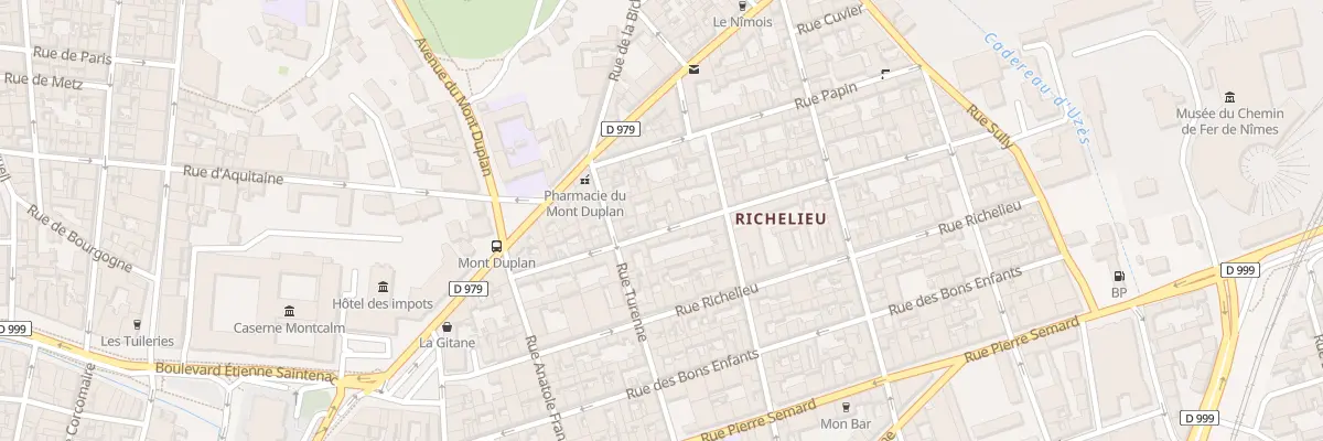 Plan du 19 Rue Flamande à Nîmes