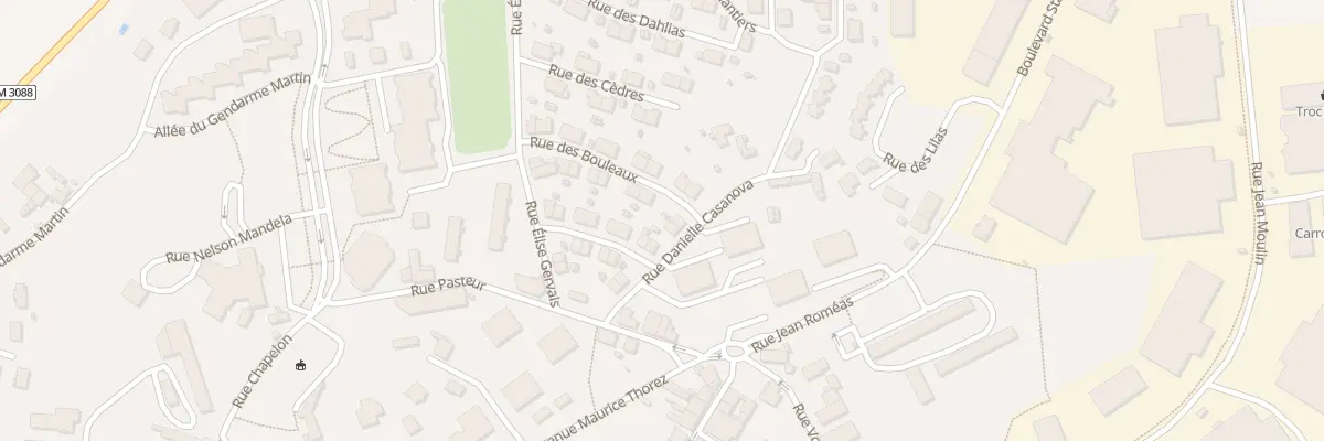Plan du 6 Rue Danielle Casanova à La Ricamarie