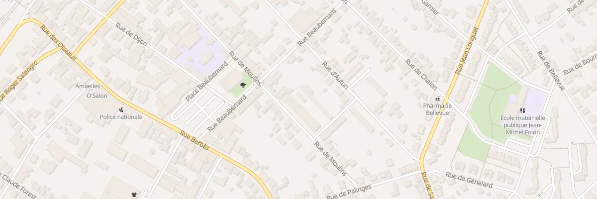 Plan du 53 Rue de Moulins à Montceau-les-Mines