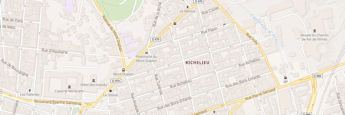 Plan du 21 Rue Flamande à Nîmes
