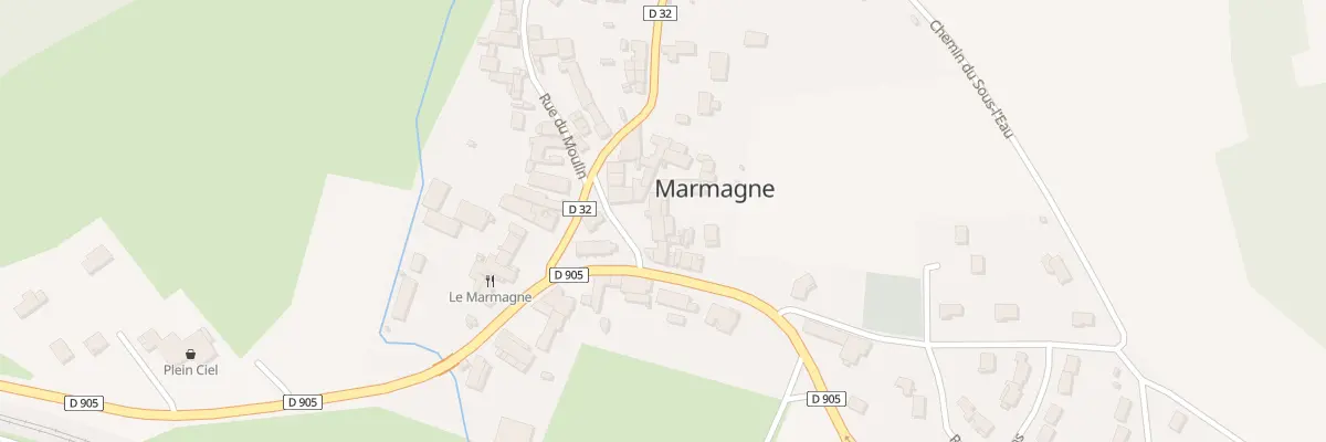 Plan du 2 Imp de l’Église à Marmagne