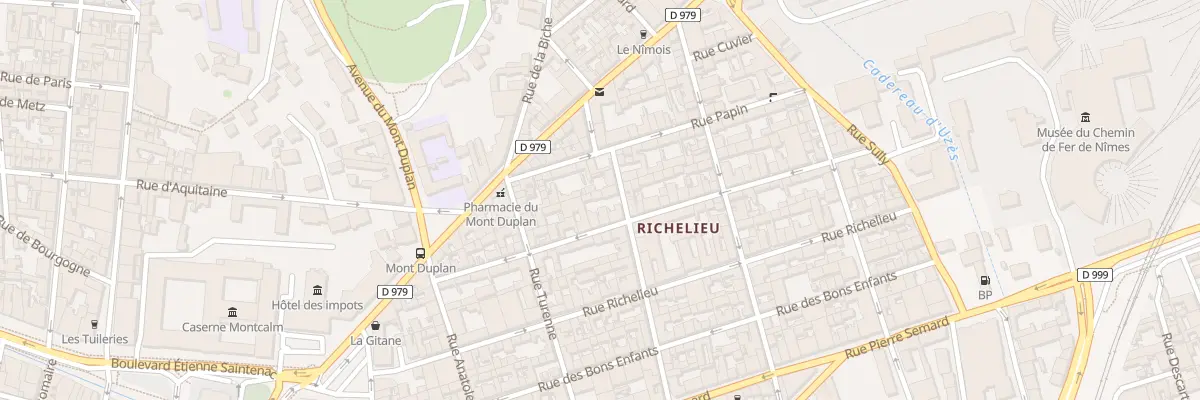 Plan du 23 Rue Flamande à Nîmes