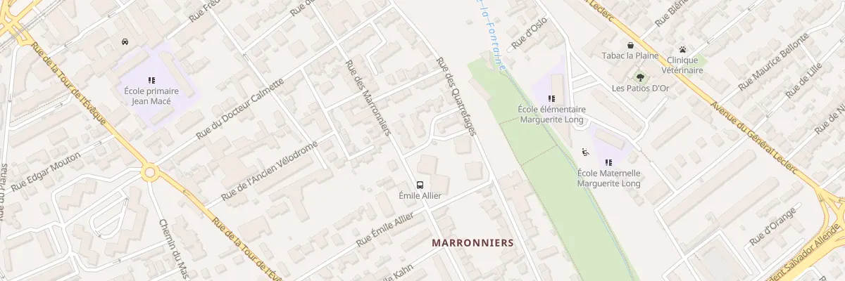 Plan du 39 Rue des Marronniers à Nîmes