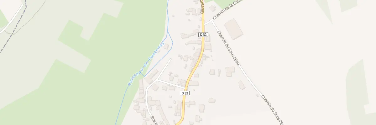 Plan du 31 Rte de Fontenay à Marmagne