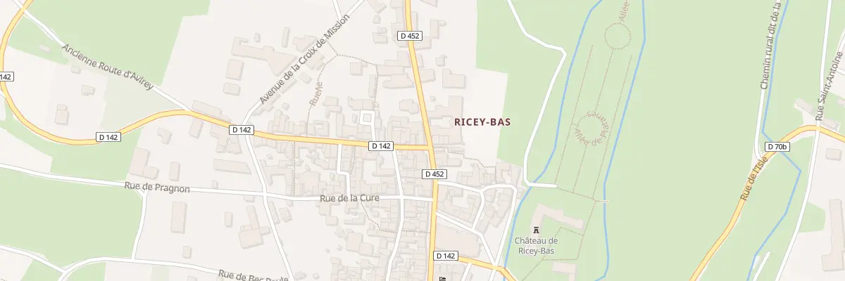 Plan du 2 Rue de la Plante aux Riceys