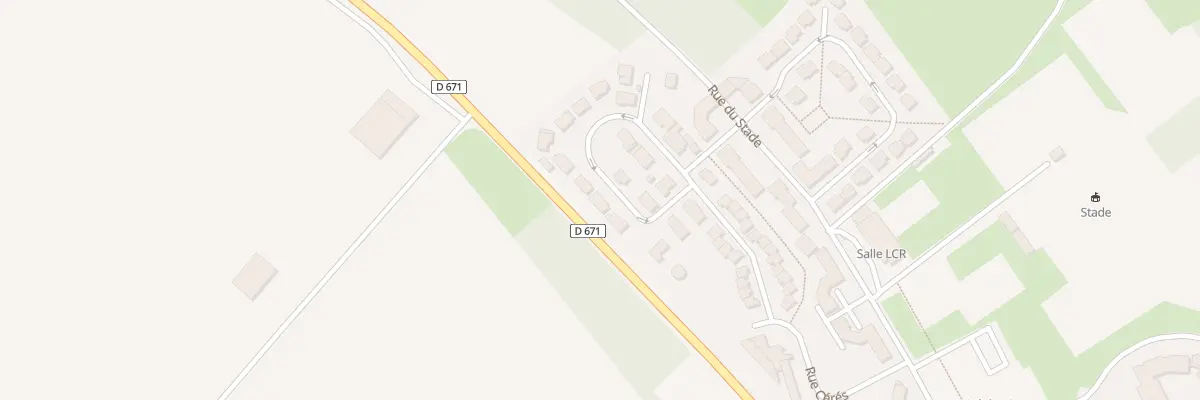 Plan du 13 Rue Du Stade Prolongee à Bar-sur-Seine