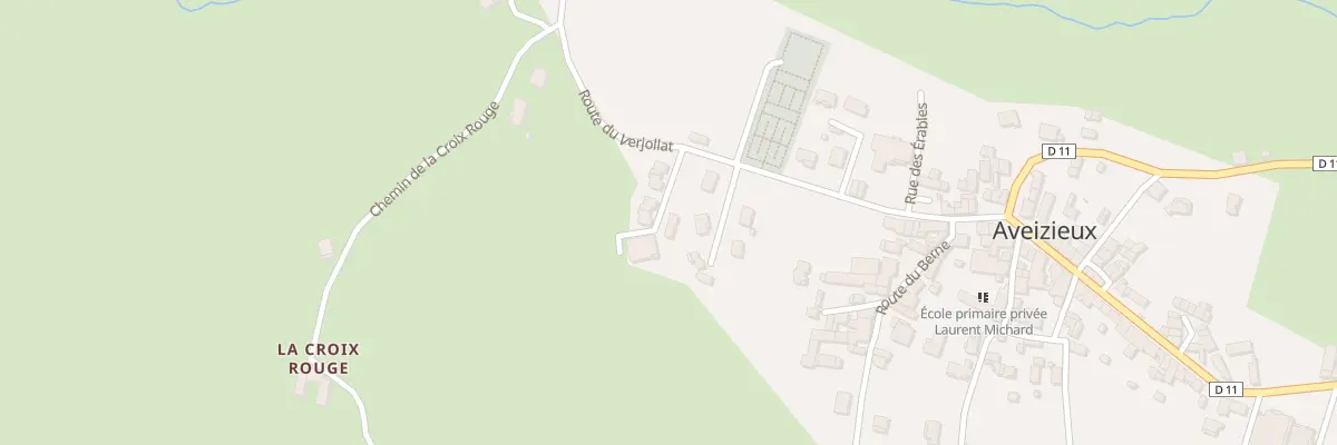 Plan du 5000 Le Verjollat à Aveizieux