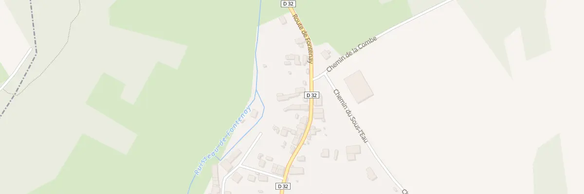 Plan du 43 Rte de Fontenay à Marmagne