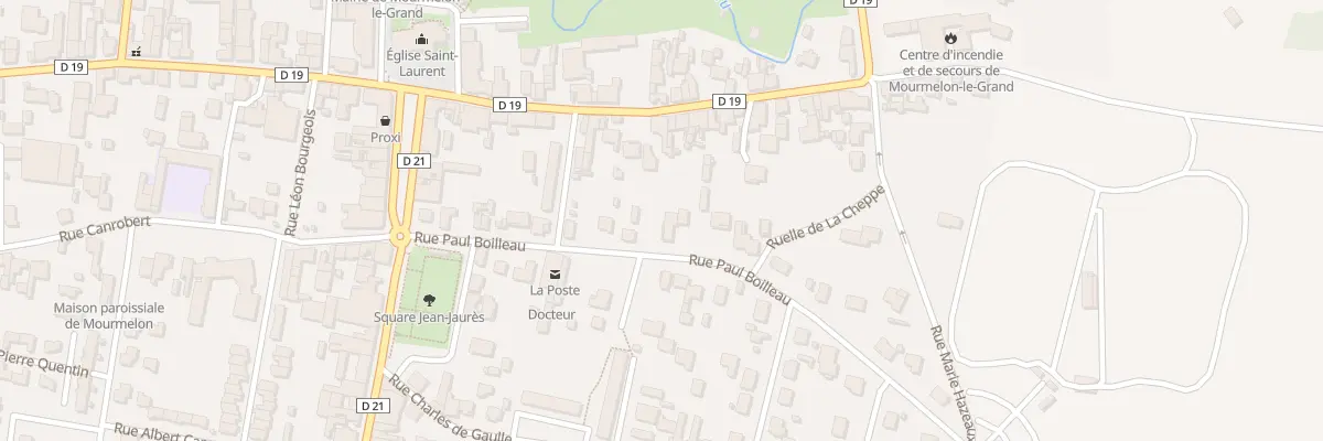 Plan du 19 Rue Paul Boilleau à Mourmelon-le-Grand