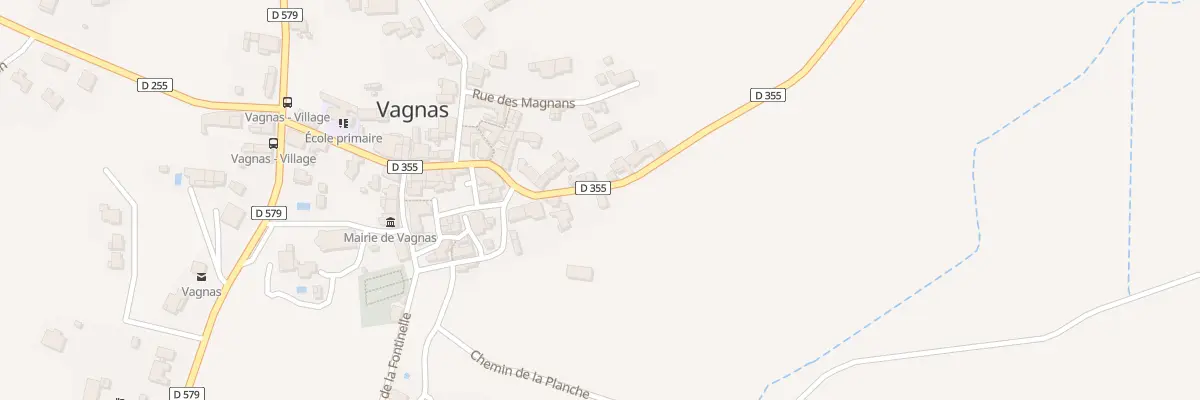 Plan du 8 Rte de Labastide à Vagnas