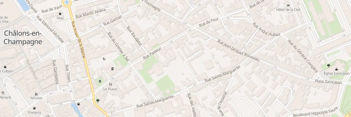Plan du 40 Rue Pasteur à Châlons-en-Champagne