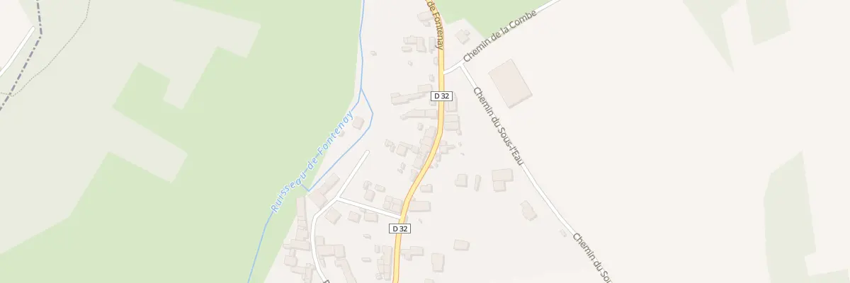 Plan du 35 Rte de Fontenay à Marmagne