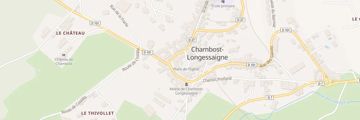 Plan du 136 Pl de l’Eglise à Chambost-Longessaigne