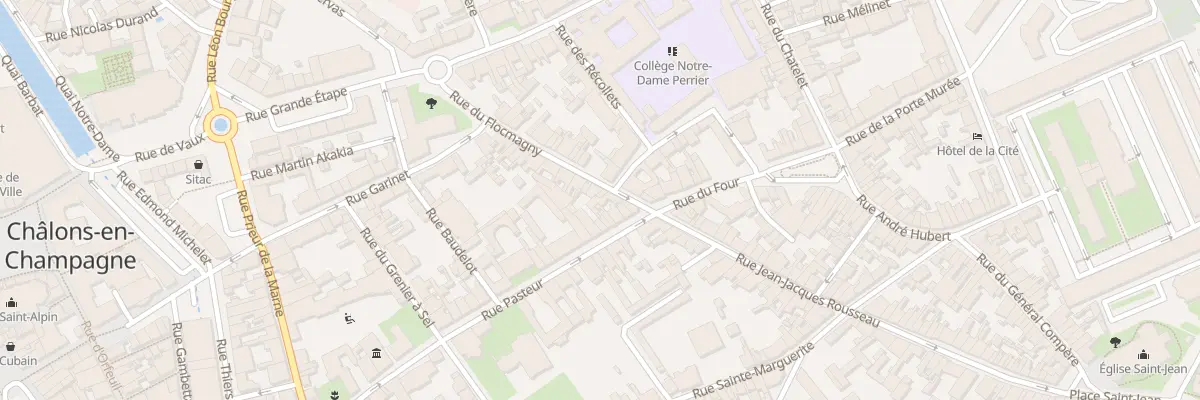 Plan du 36 Rue du Flocmagny à Châlons-en-Champagne