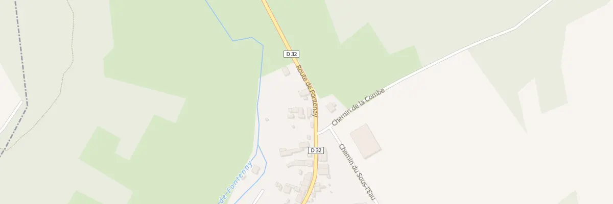 Plan du 49 Rte de Fontenay à Marmagne