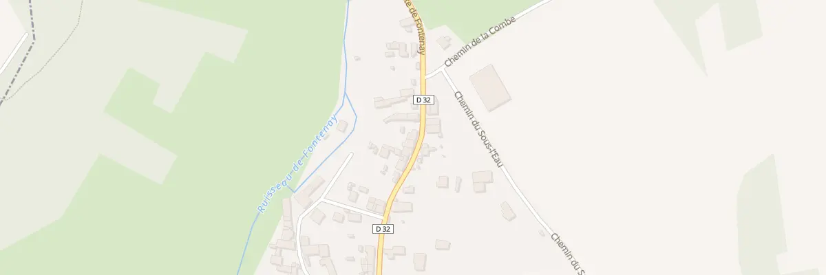 Plan du 37 Rte de Fontenay à Marmagne