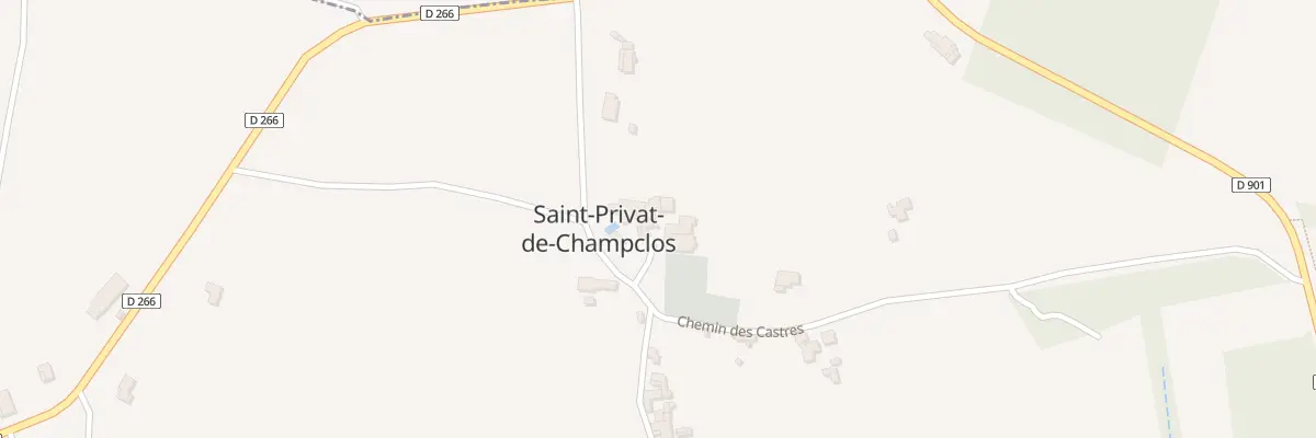 Plan du 65 Pl de l’Eglise à Saint-Privat-de-Champclos