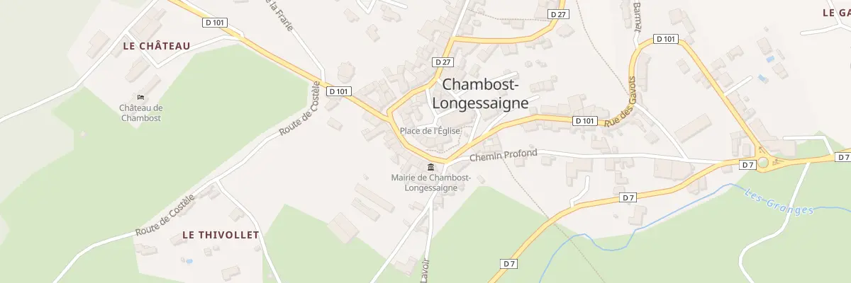 Plan du 16 Pl de l’Eglise à Chambost-Longessaigne