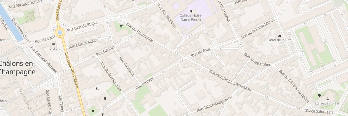 Plan du 49 Rue Pasteur à Châlons-en-Champagne