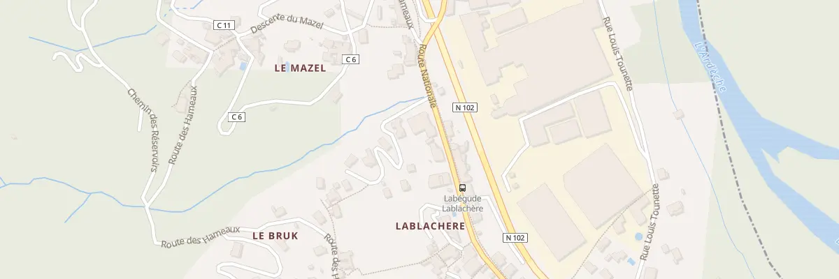 Plan du 130 Rte Nationale à Labégude
