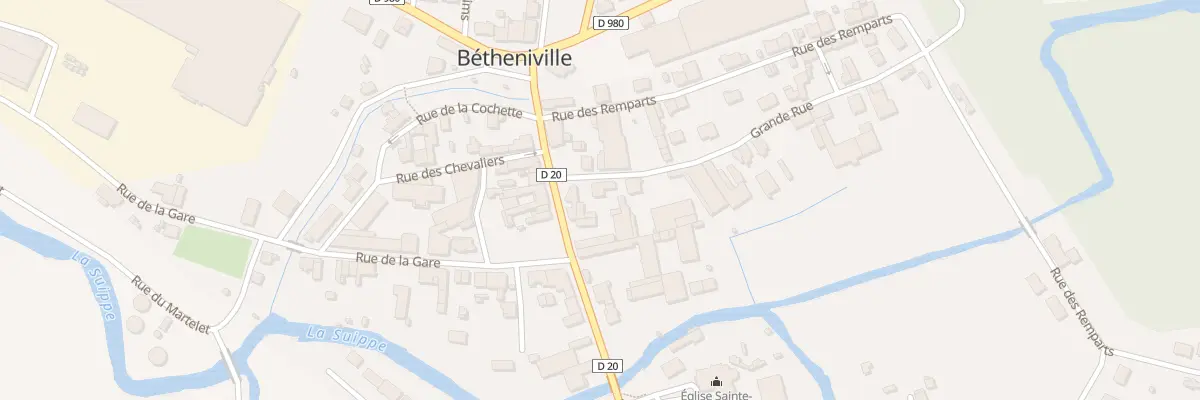 Plan du 2 Gr Grande Rue à Bétheniville