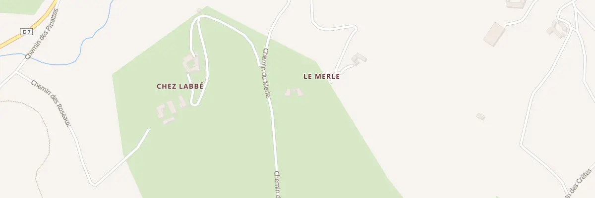 Plan du 525 Che du Merle à Chambost-Longessaigne