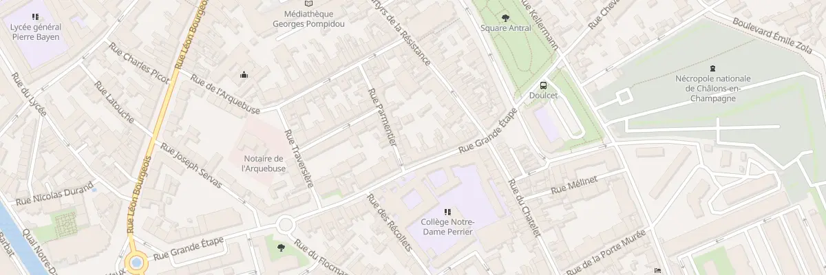 Plan du 65 Rue Grande Etape à Châlons-en-Champagne