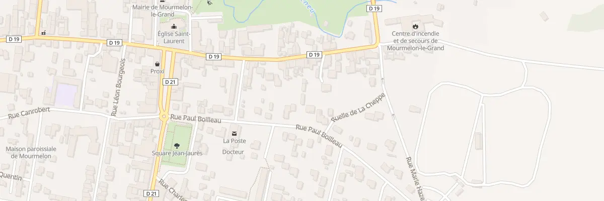 Plan du 23 Rue Paul Boilleau à Mourmelon-le-Grand
