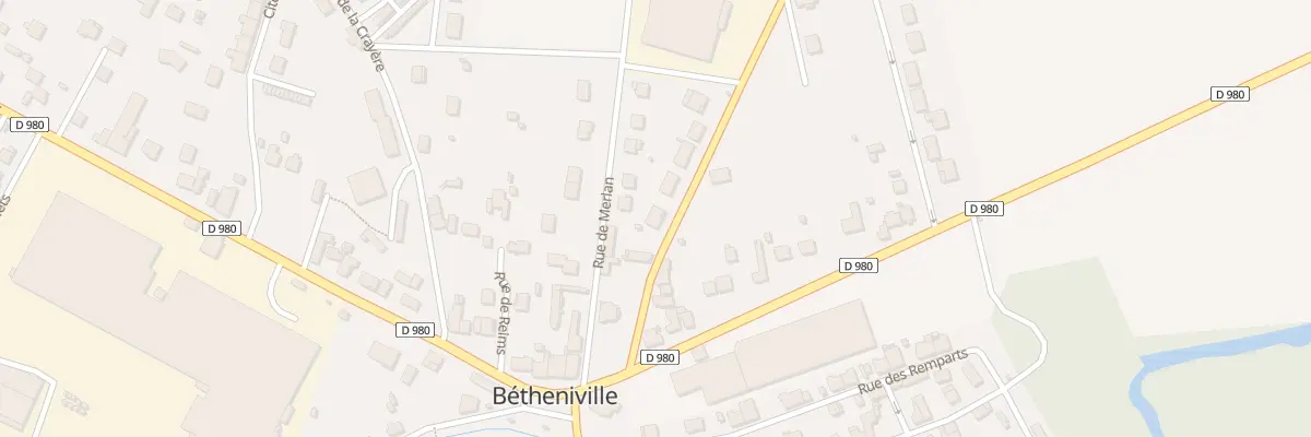 Plan du 5 Rue de la Neuville à Bétheniville