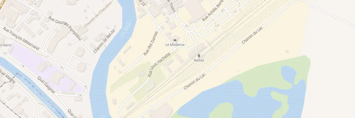 Plan du 4 Pl Victor Hugo à Rethel