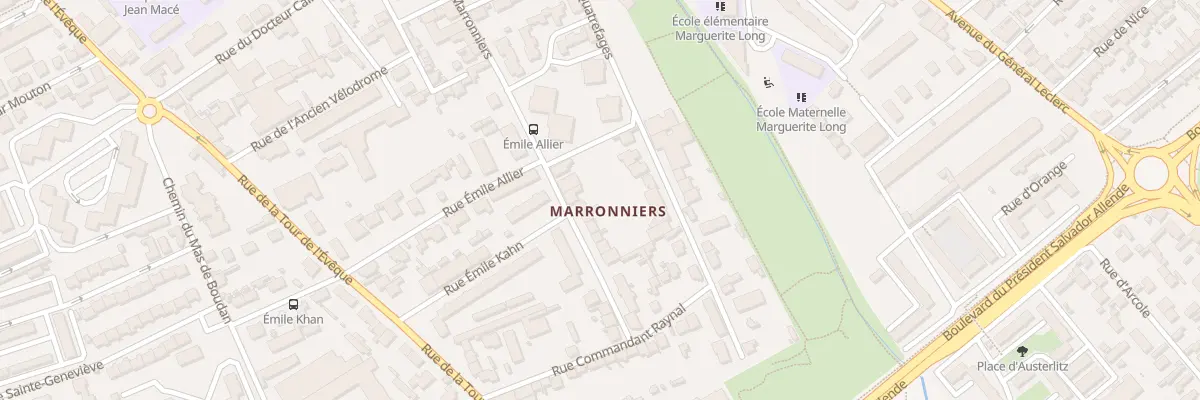 Plan du 49 Rue des Marronniers à Nîmes