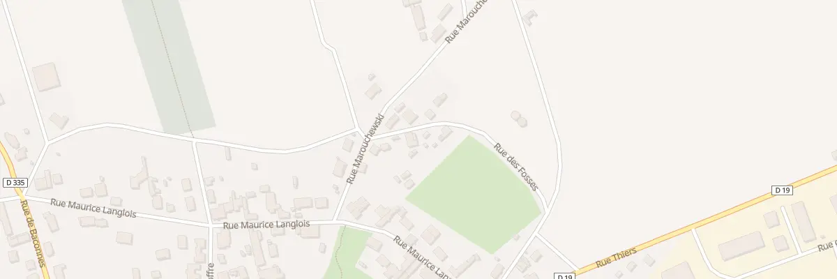 Plan du 60 Rue des Fosses à Mourmelon-le-Grand