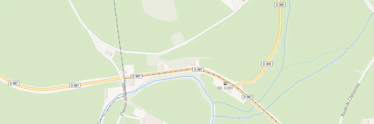 Plan du 1230 Rte de la Clayette à Châtenay