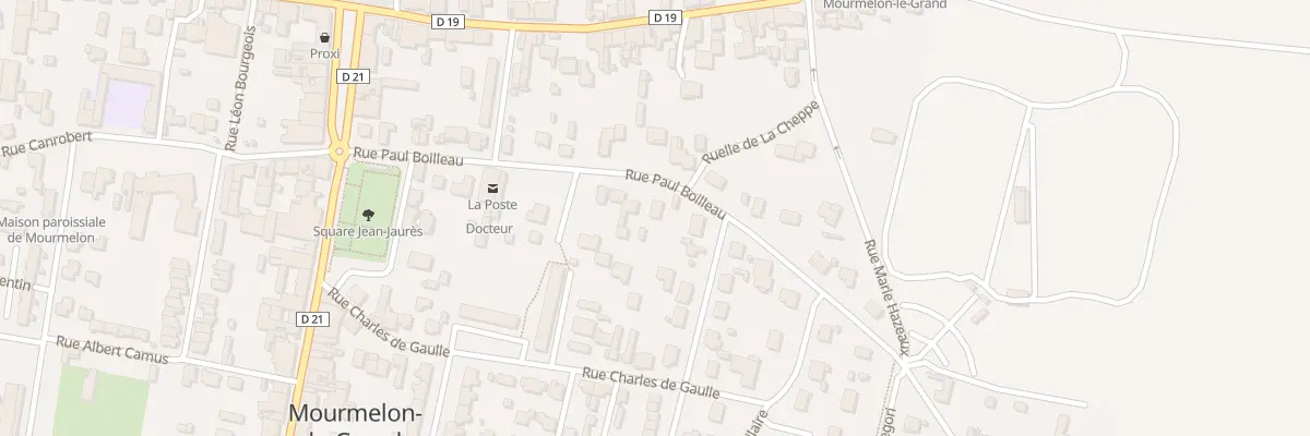 Plan du 22 Rue Paul Boilleau à Mourmelon-le-Grand