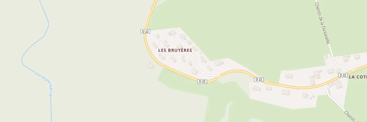 Plan du 143 Che des Bruyères à Saint-Romain-les-Atheux