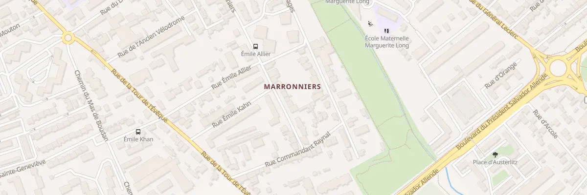 Plan du 55 Rue des Marronniers à Nîmes