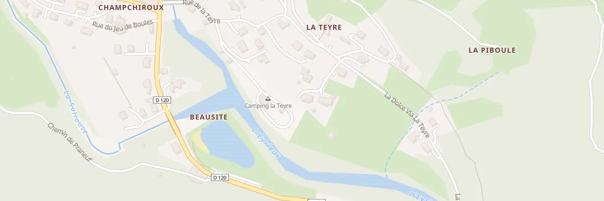 Plan du 779 Via La Dolce Via La Teyre à Saint-Martin-de-Valamas