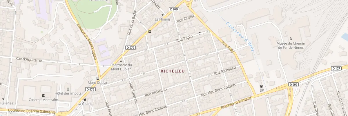 Plan du 35 Rue Flamande à Nîmes